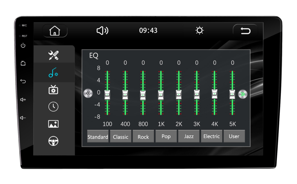 MP5 Pro DSP Tela 9” CASKA BRASIL